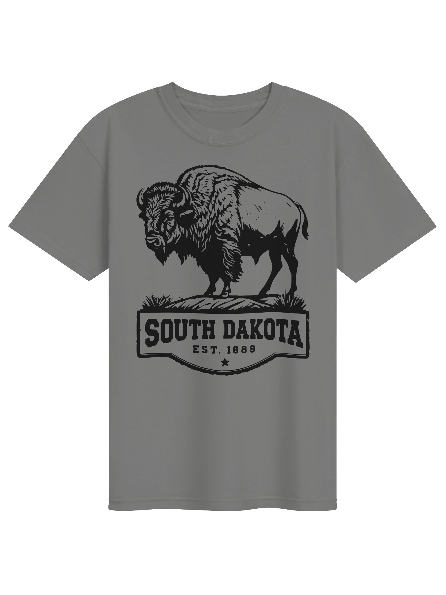South Dakota Bison T-Shirt | Vintage State Pride Western Tee product image (2)