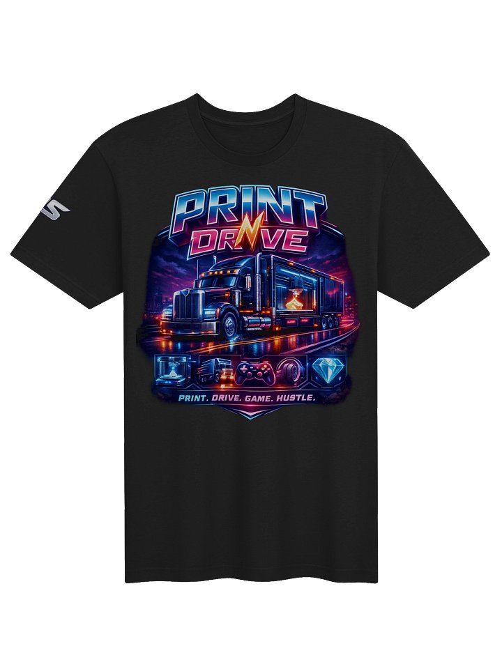 Neon Drive Cyberpunk T-Shirt product image (2)