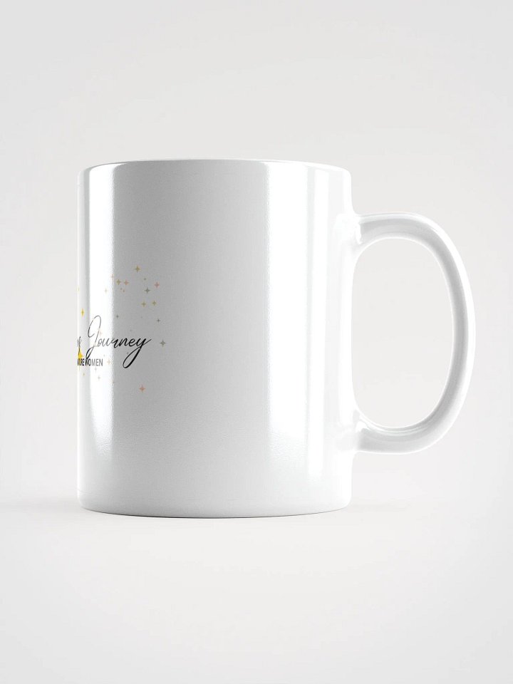 The Hypergamous Journey Gold Stars White Glossy Mug product image (2)