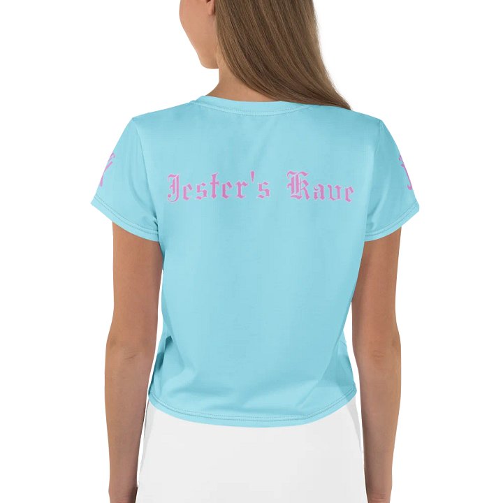 Puzzle Pieces Cotton Candy Crop Top product image (2)