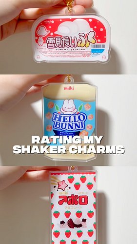 🔊 Sound on for maximum shaker charm ASMR 🔊

I rated my food-themed shaker charms based on how satisfyingly yummy they sound 😋...