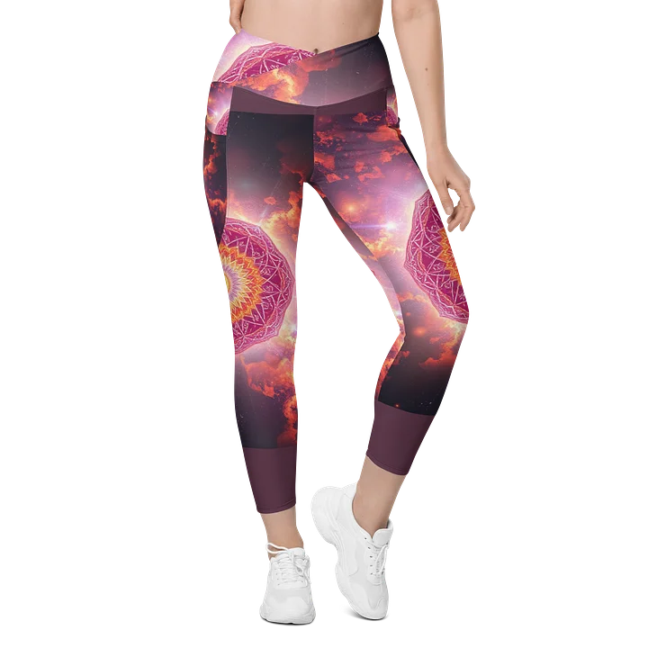 Doe Abnormaal Cosmic Mandala All-Over Leggings with Pockets product image (1)