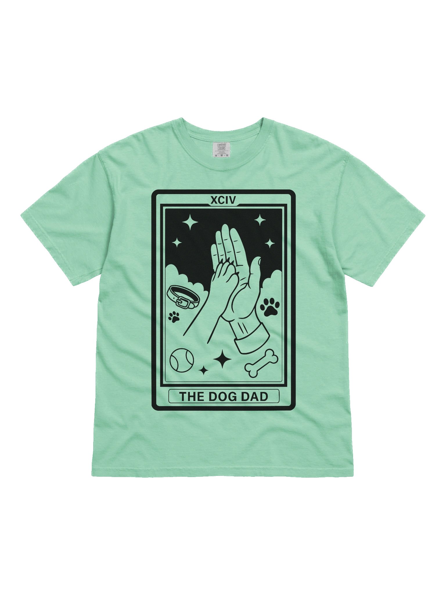 🔮 “The Dog Dad Tarot Tee [Black Print]” product image (36)