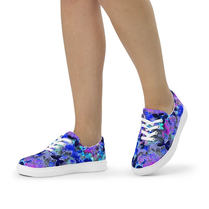 butterfly nebula lace up canvas shoes (womens) product image (2)