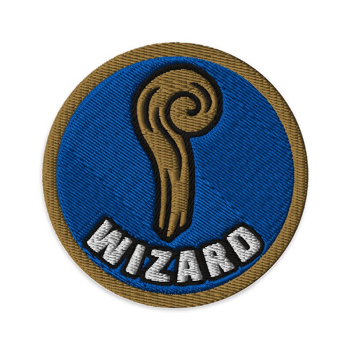 Battle Baubles Wizard Class Embroidered Patch product image (1)