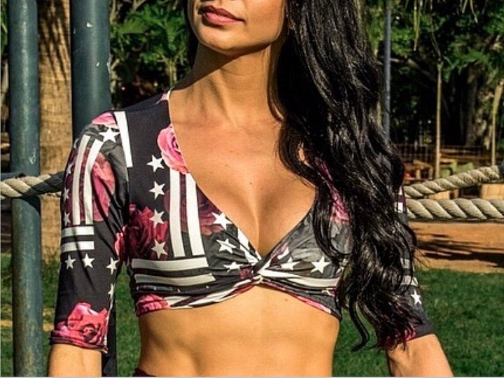 Flag Print - Top Crop product image (1)