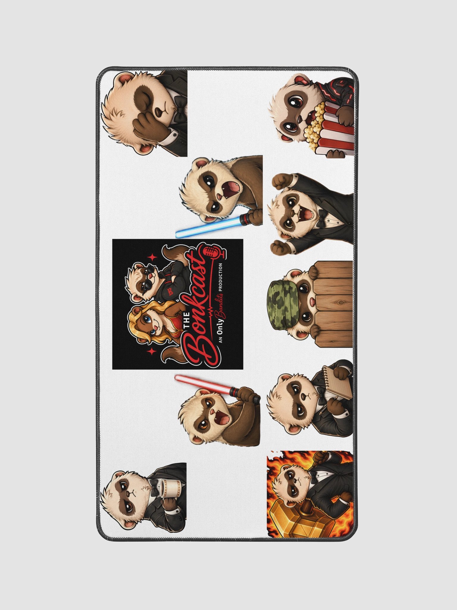 The Bandit Files | Chaos Collection Desk Mat (12" × 12") product image (2)