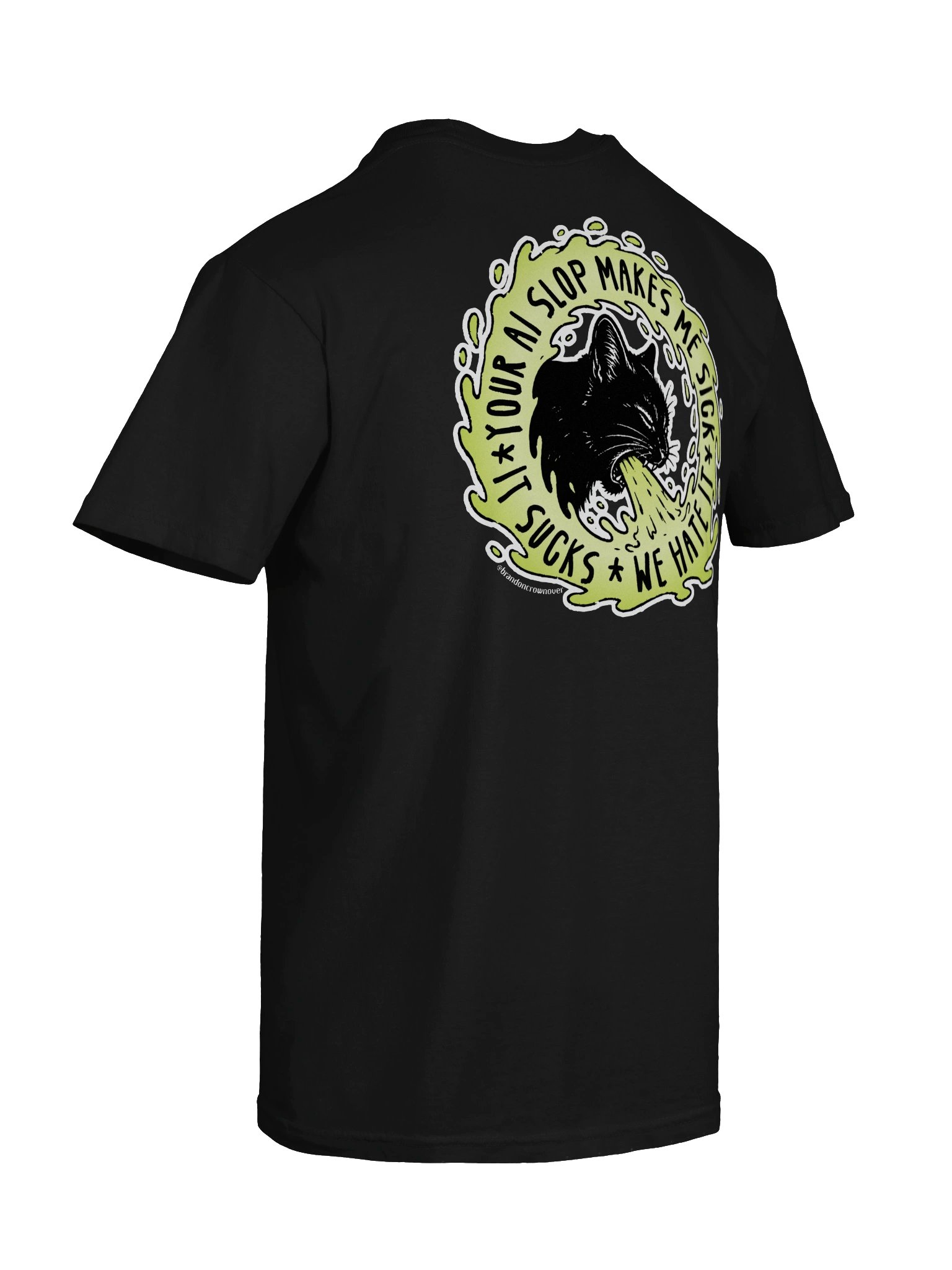 AI Slop Tee - Double Sided - DARK product image (103)