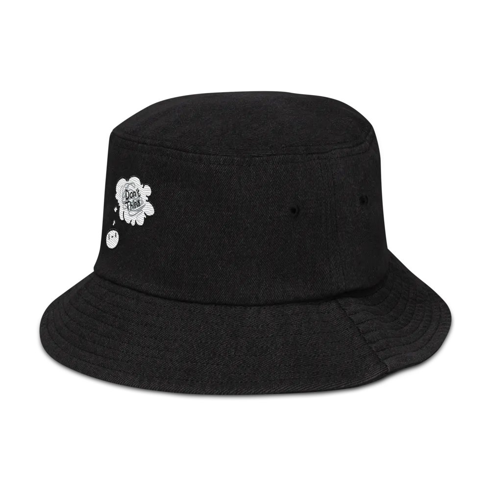 Don't Think Embroidered Bucket Hat product image (4)