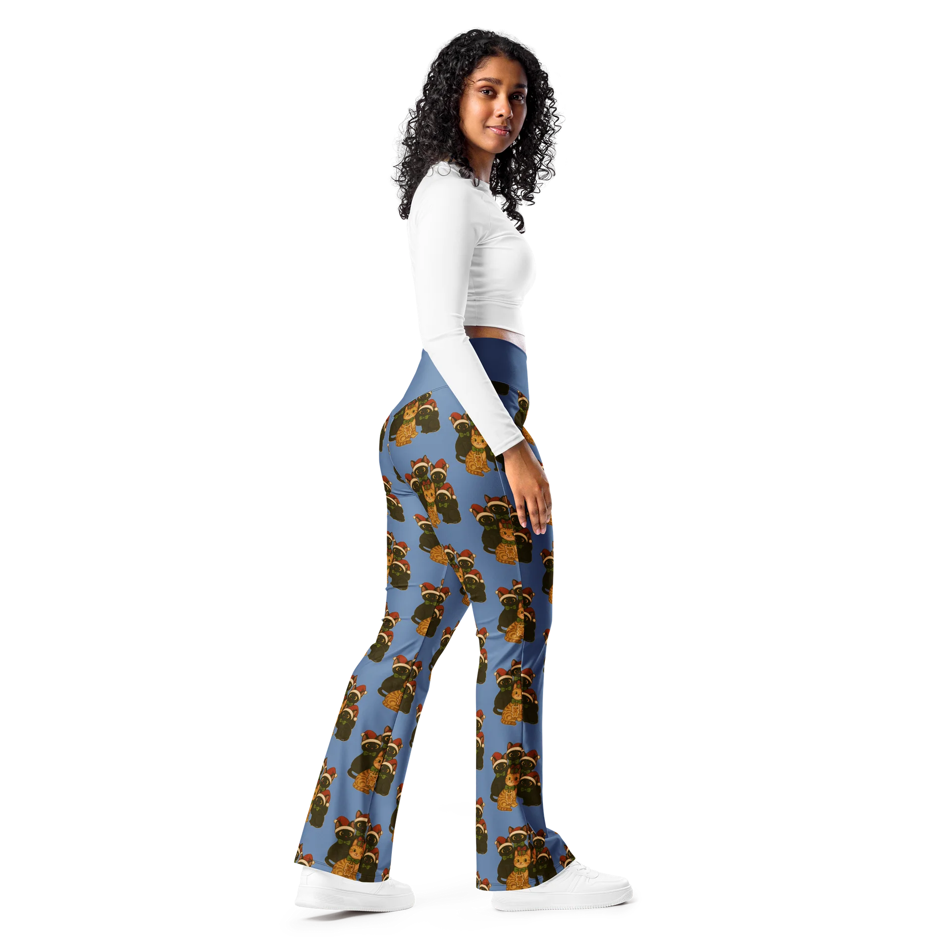 cat brigade winter Flare Leggings product image (9)