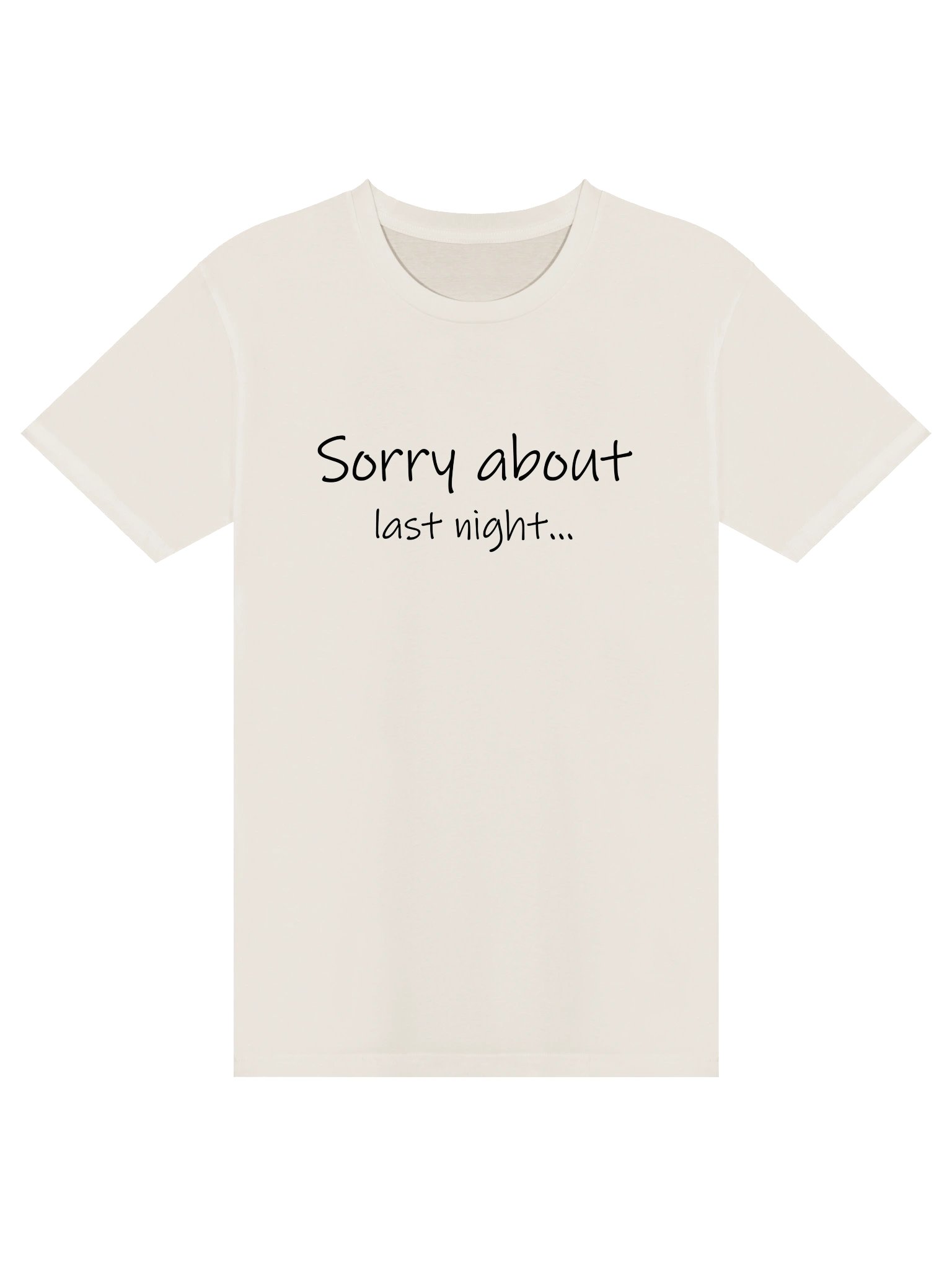Sorry About Last Night Premium Tee Lt. product image (1)