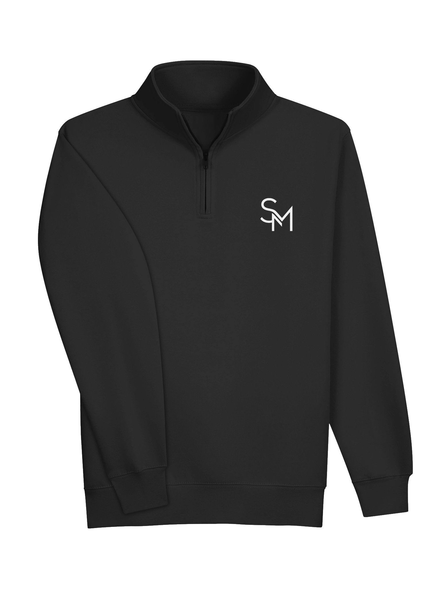 Stylized SM Monogram Quarter-Zip Sweatshirt product image (9)