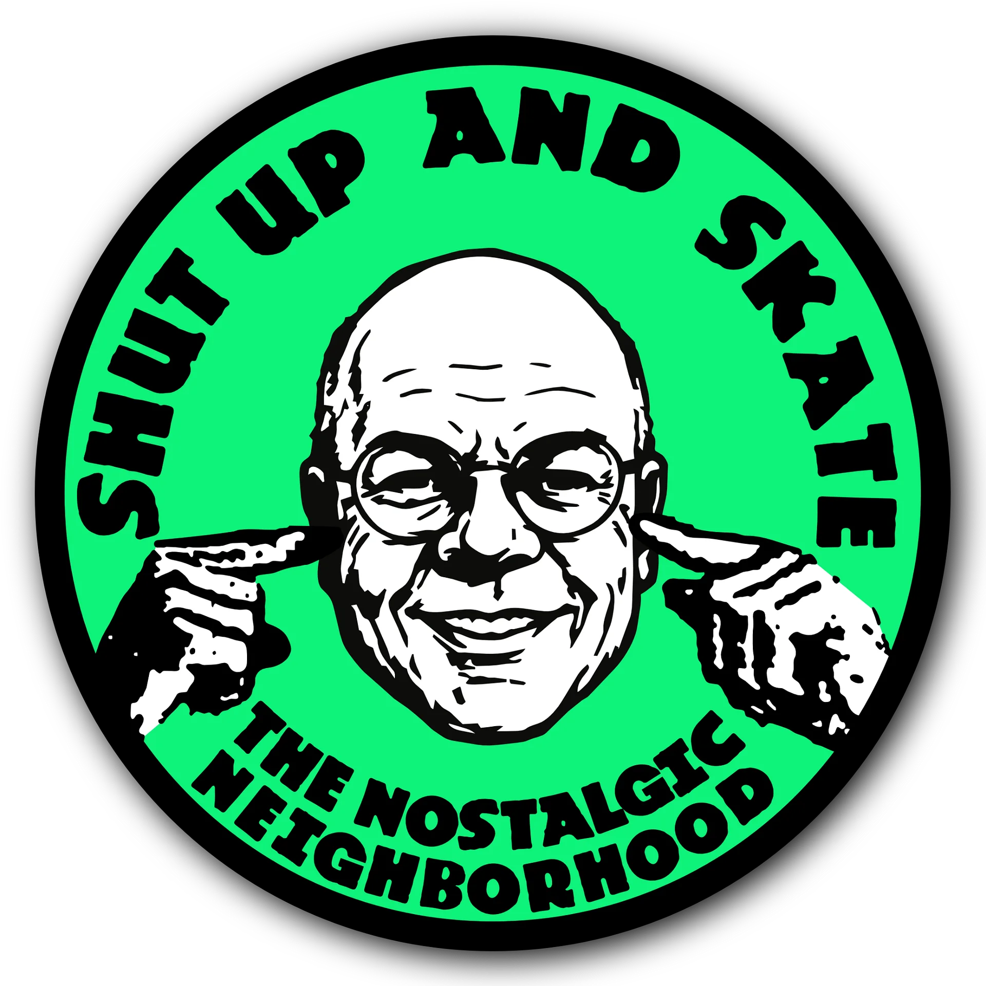 2.5" Shut Up and Skate Sticker product image (1)