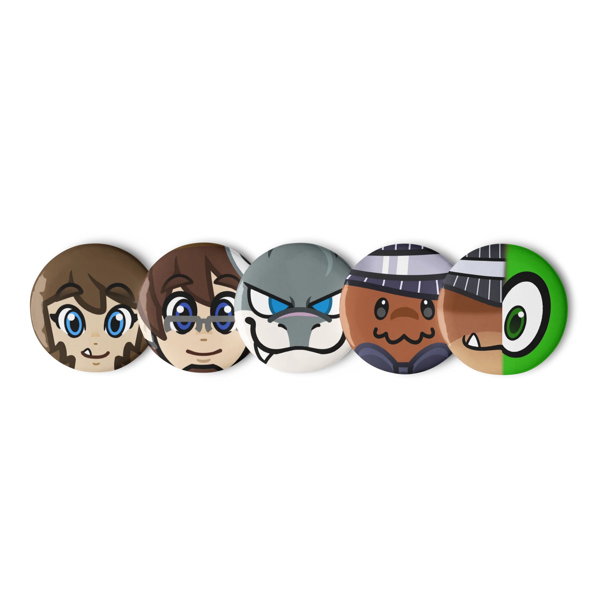 Buff & Fluff Character Pin Pack product image (1)