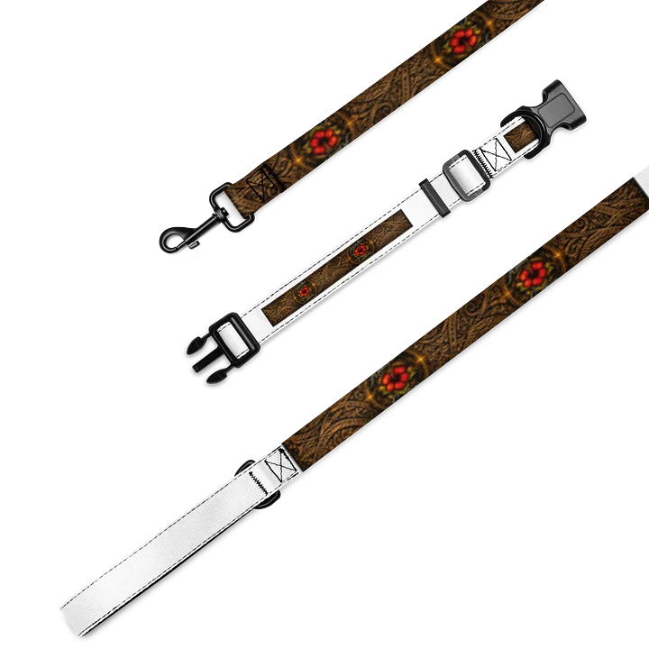 Abstract Islander Pattern Pet Collar & Leash Set product image (1)