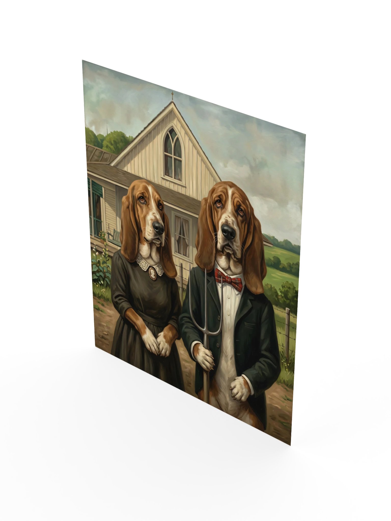 American Gothic Bassets Poster product image (17)