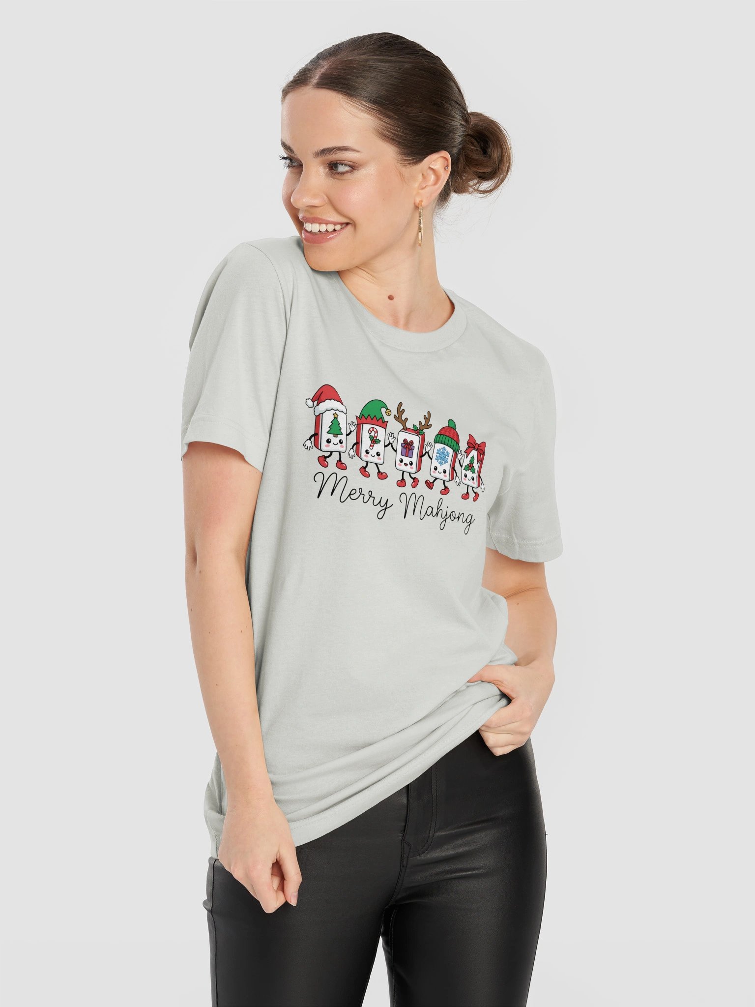 Merry Mahjong Christmas T-Shirt | Holiday Mahjong Tee product image (68)