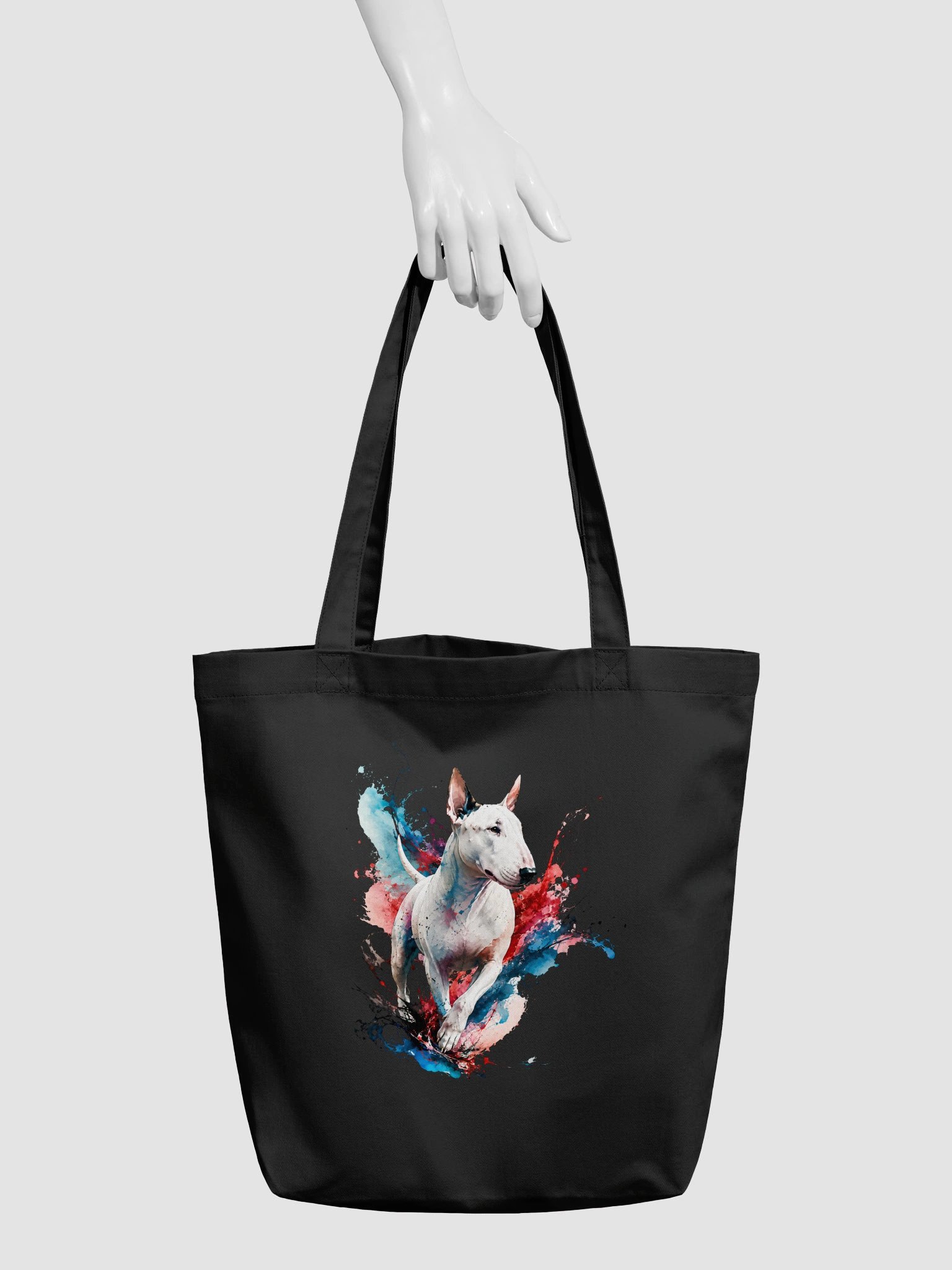Bull Terrier Colourful Tote Bag product image (5)