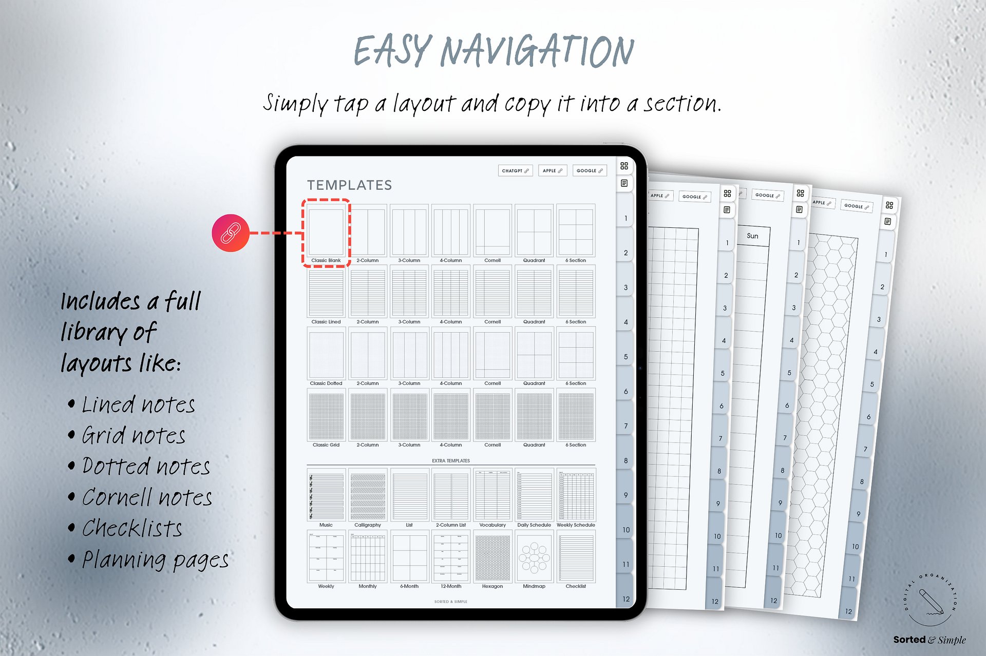 Smart Digital Notebook - Dusty Blue product image (5)