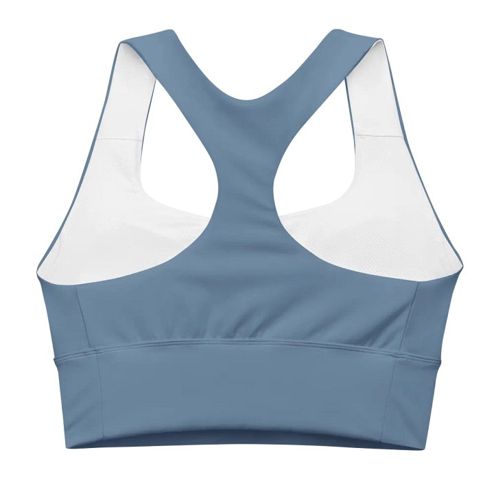 Blue Blossom Matching All-Over Sports Bra product image (2)