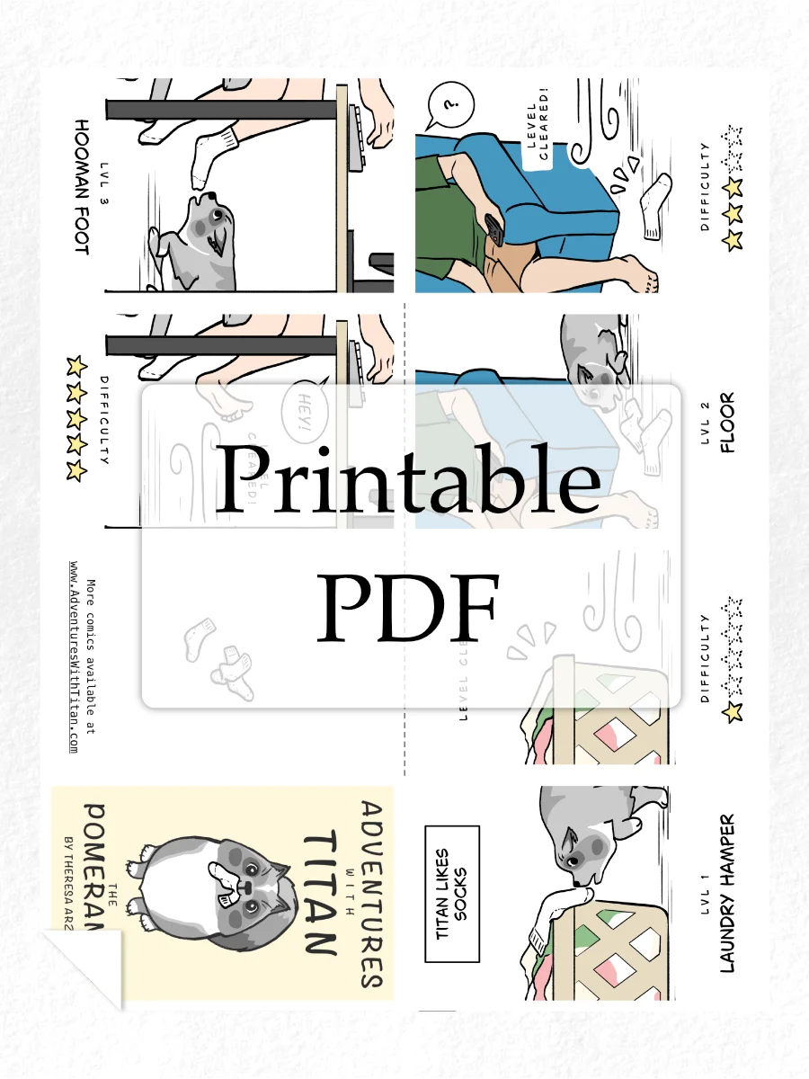 Minizine PDF: Sock Thief product image (2)