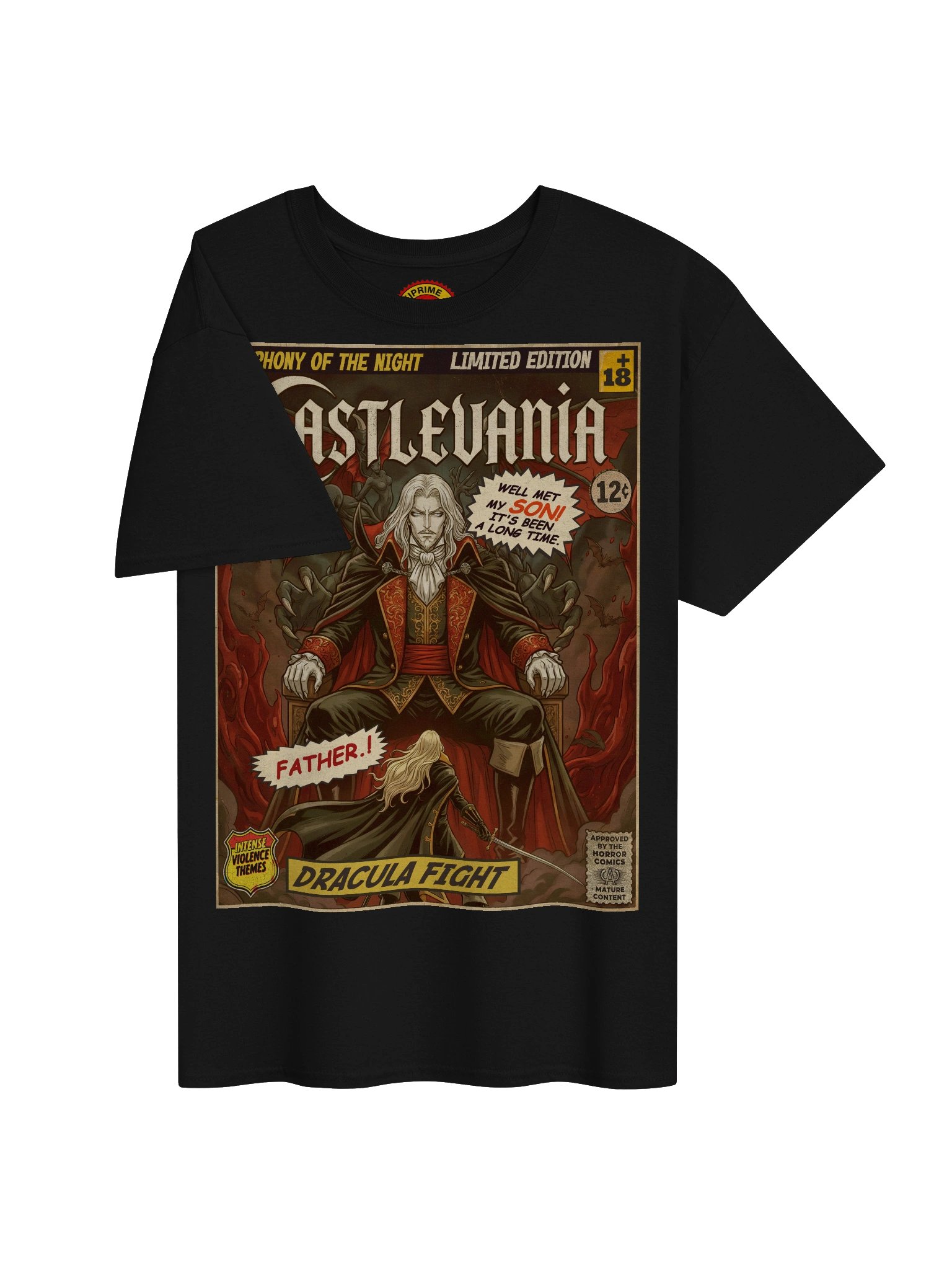 Castlevania: Symphony of the Night Comic Art T-Shirt product image (3)