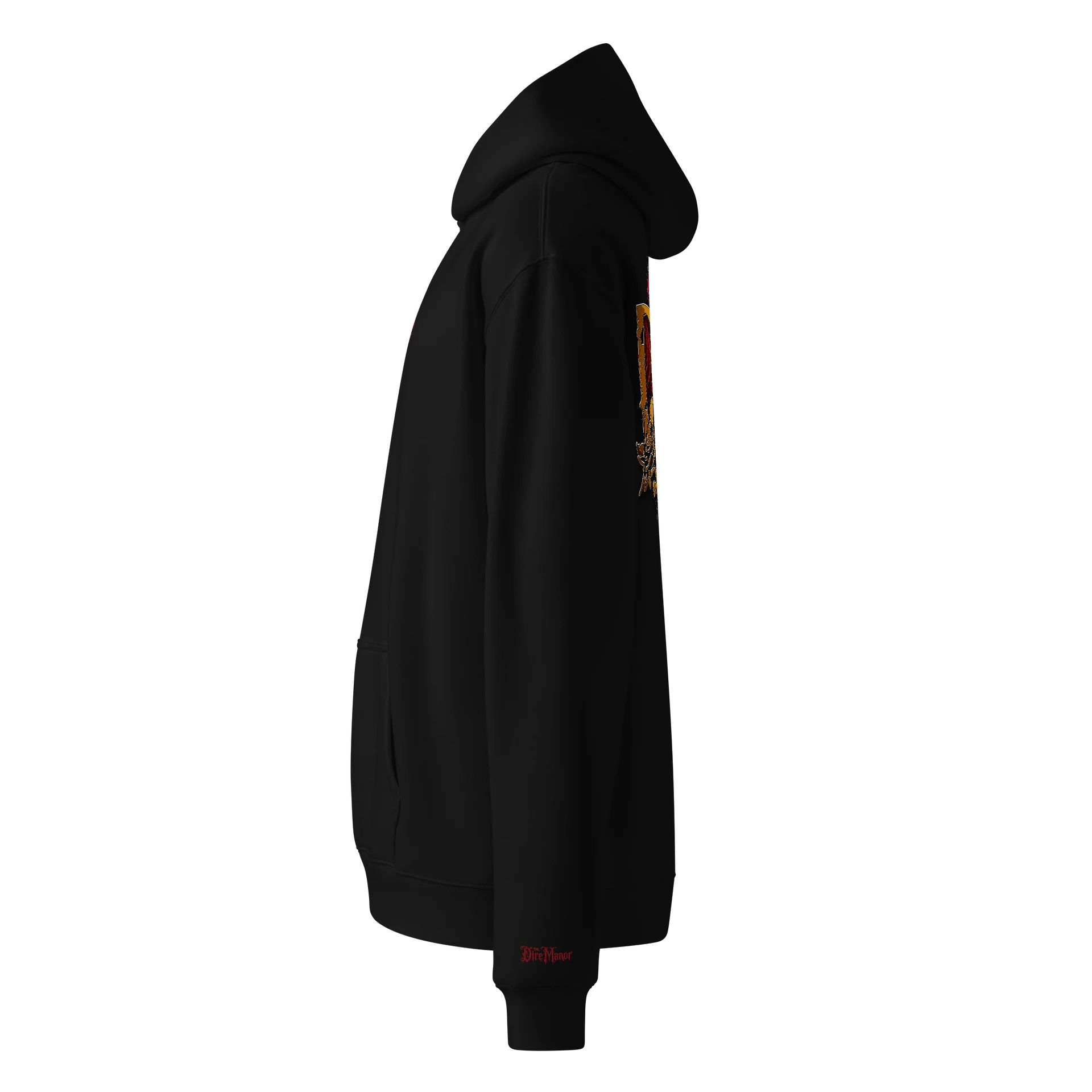THE DIRE MANOR® — SCARLET SEAL HEAVYWEIGHT HOODIE product image (4)