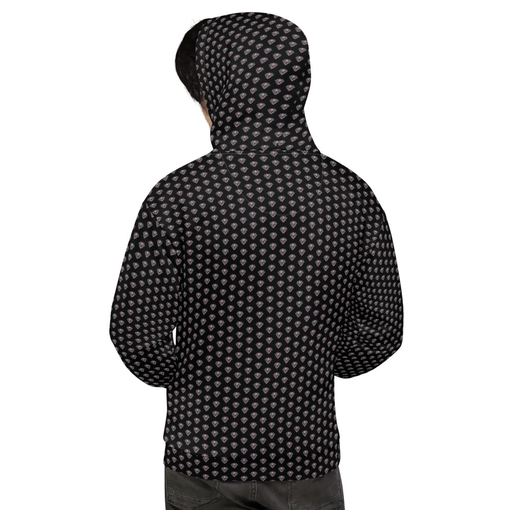 Spectrum Syndicate Trans Allover Print Hoodie - Black product image (1)