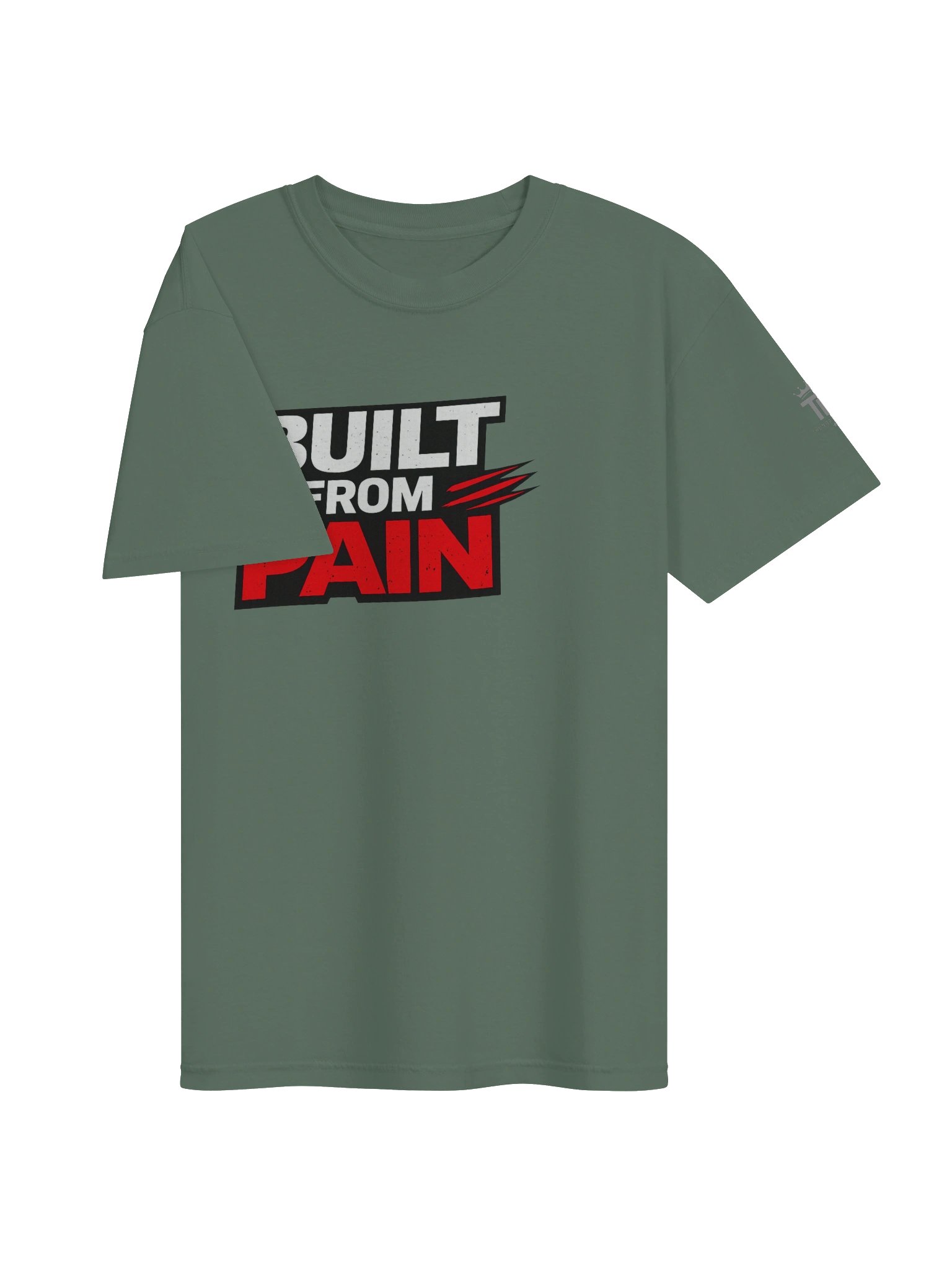 Built From Pain Tee – Military Green Edition product image (3)