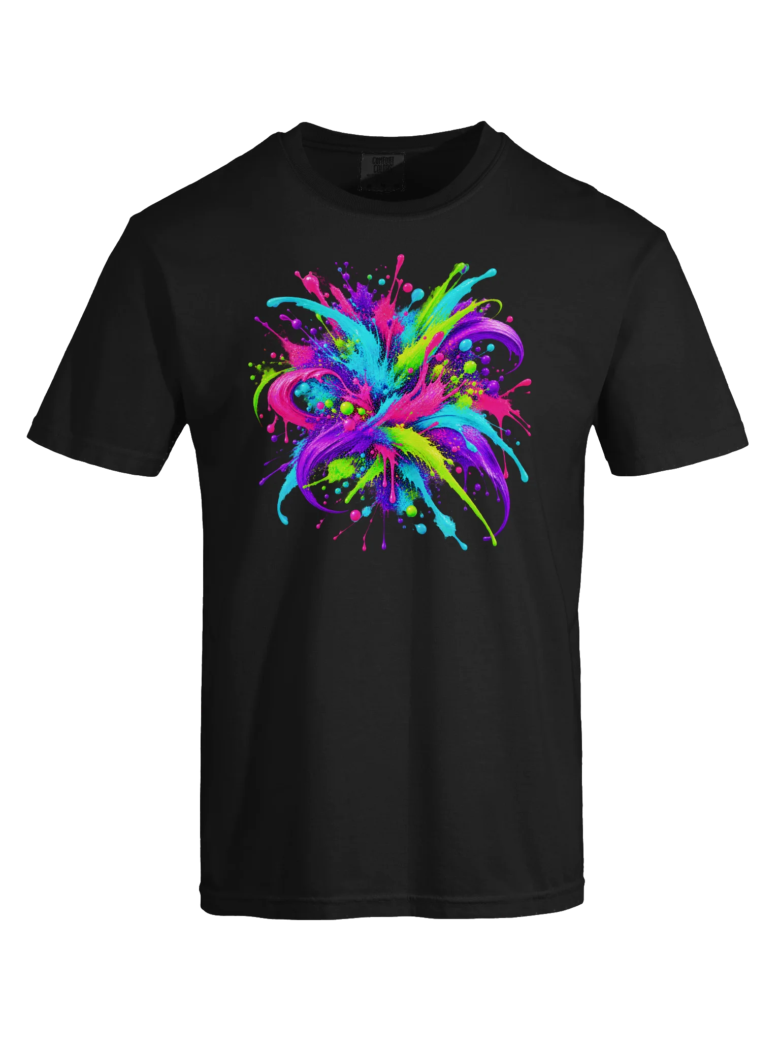 Unity Unleashed Neon Paint-Splatter T-Shirt — Individuality • Diversity • Brotherhood product image (15)