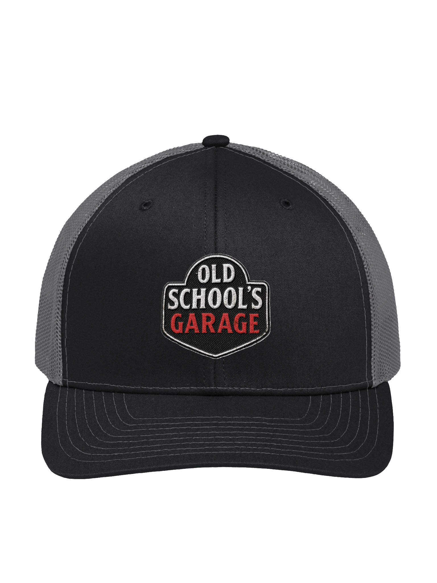 Old School’s Garage – Shop Sign Trucker Hat product image (1)