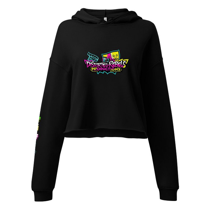Distorted Rebels Crop Hoodie product image (1)