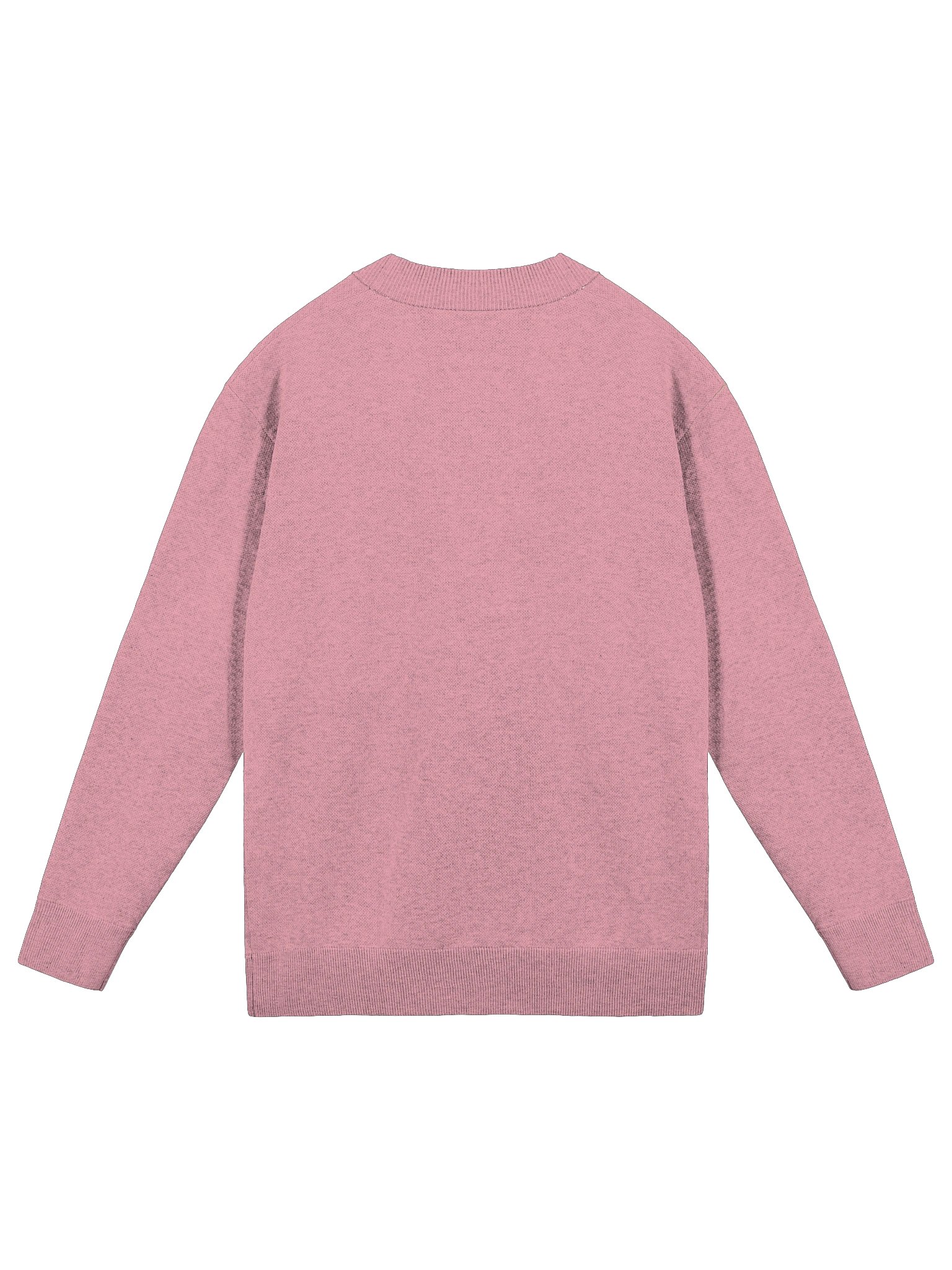 Pink Knitted Cardigan Without Pocket product image (3)