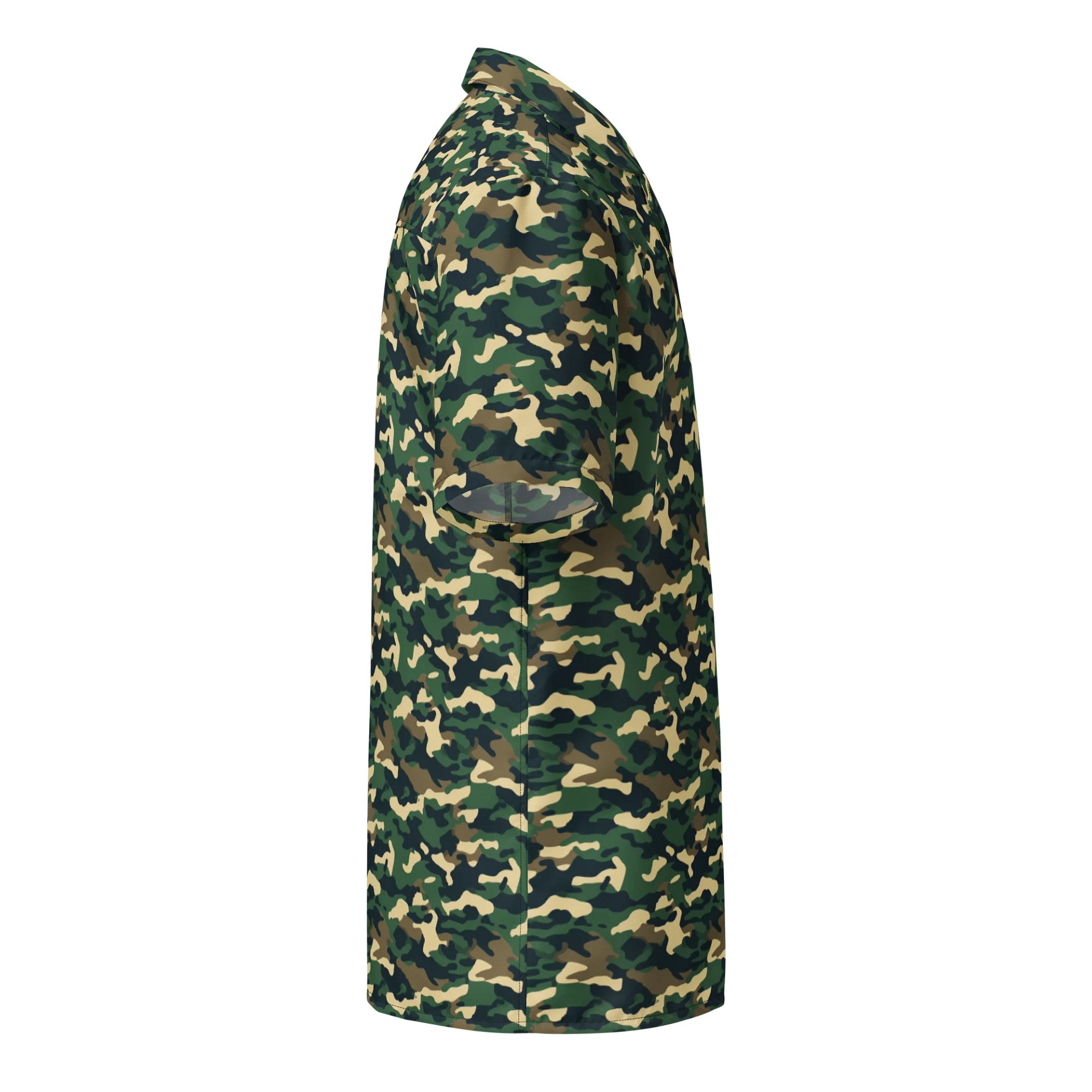 Jungle Camo Men’s Button-Up Shirt product image (4)