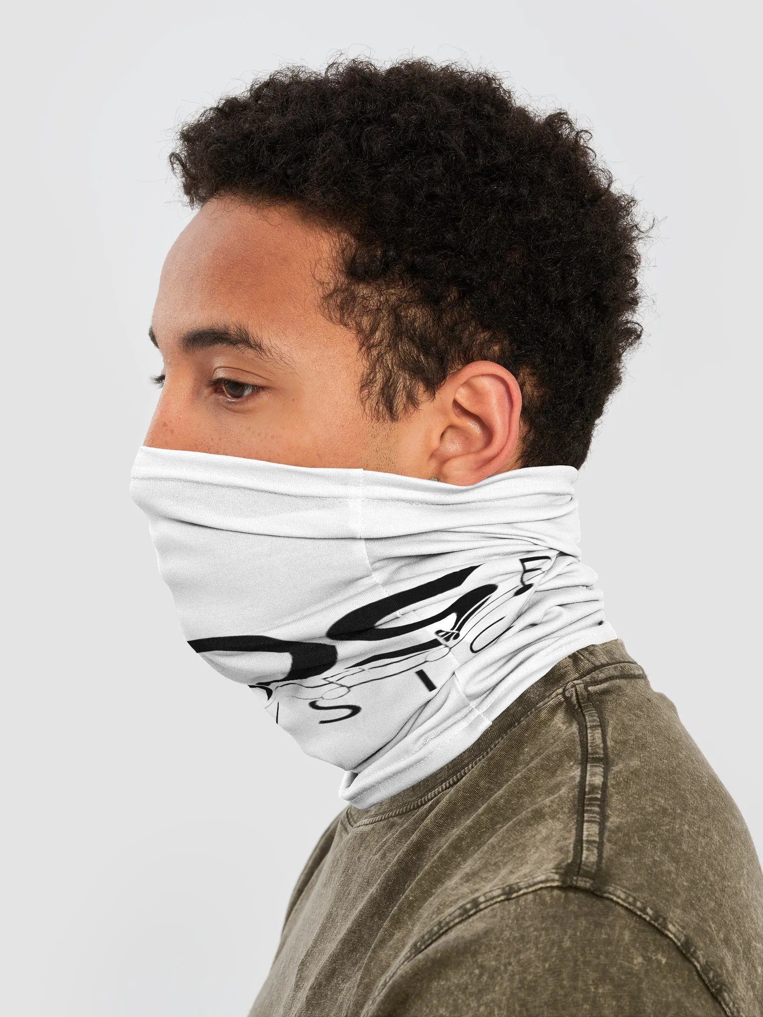 TDS Music Logo All-Over Print Neck Gaiter - Breathable, Stretchy, and Stylish product image (3)
