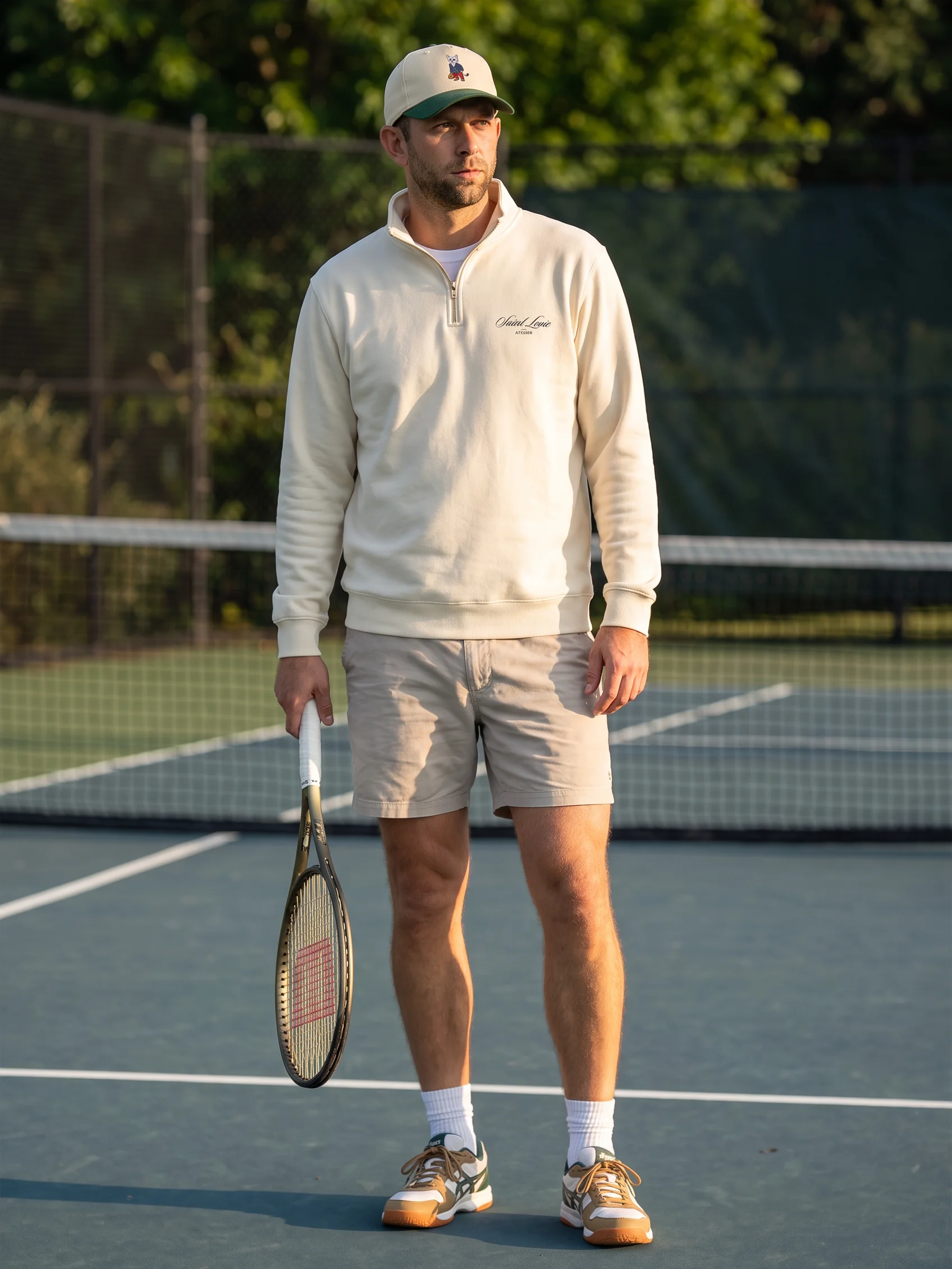 Quarter Zip Sweatshirt, Saint Louie Tennis product image (10)