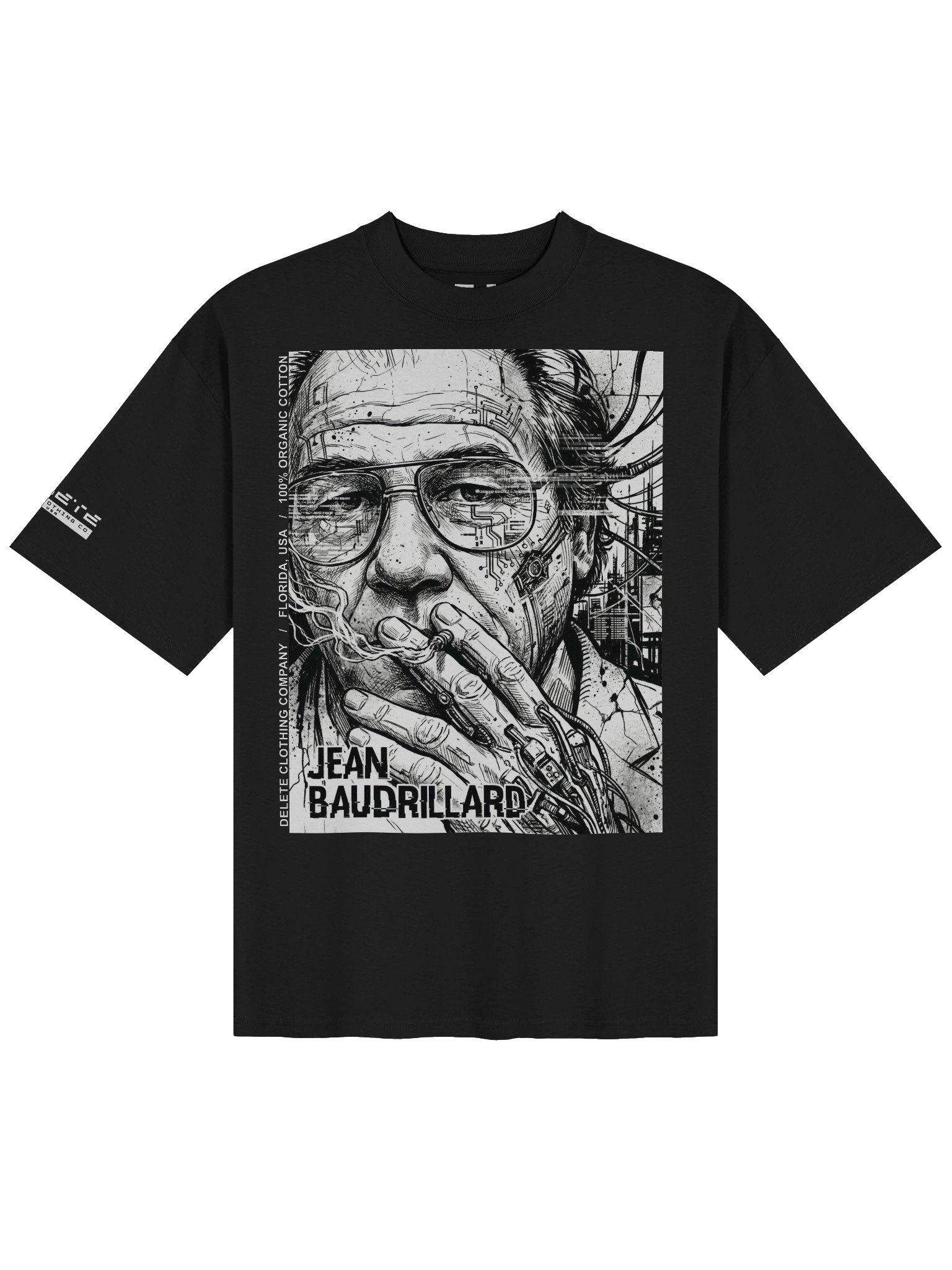 Delete "Baudrillard" Oversize T-Shirt product image (1)
