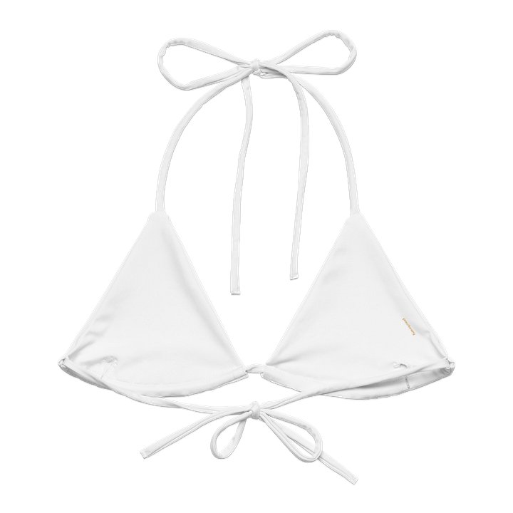 Infinite White All-Over Bikini Top product image (1)