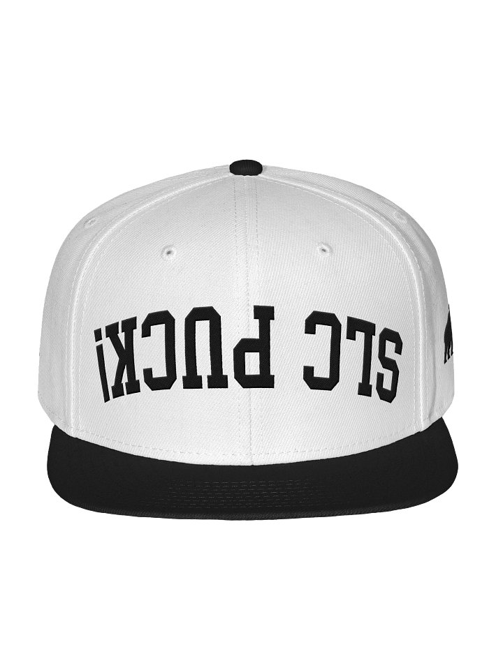 SLC Puck “Upside Down” Hat - White/Black product image (1)