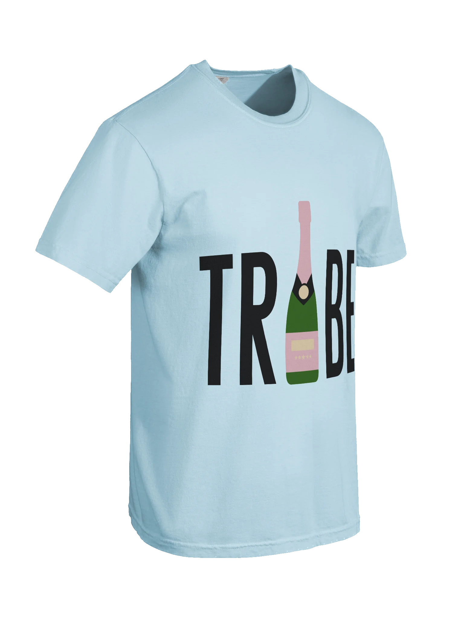 👯🍾 TRIBE Champagne Bottle Shirt | Bridal Party Tee, Bachelorette Matching Outfit, Bride Squad Graphic T-Shirt product image (29)