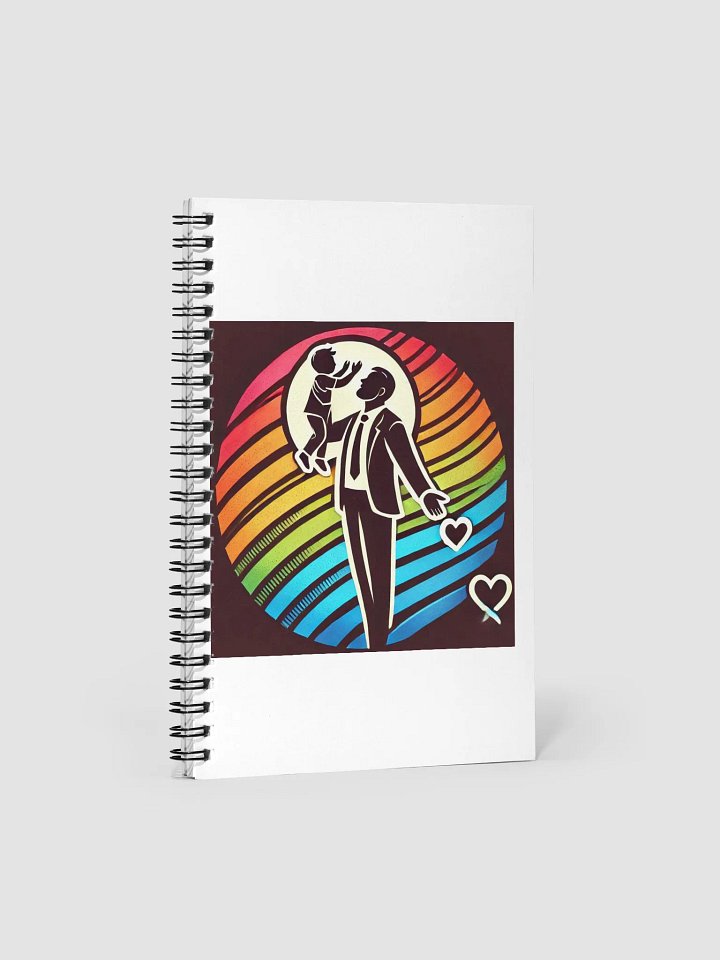 Rainbow Family Spiral Notebook product image (1)