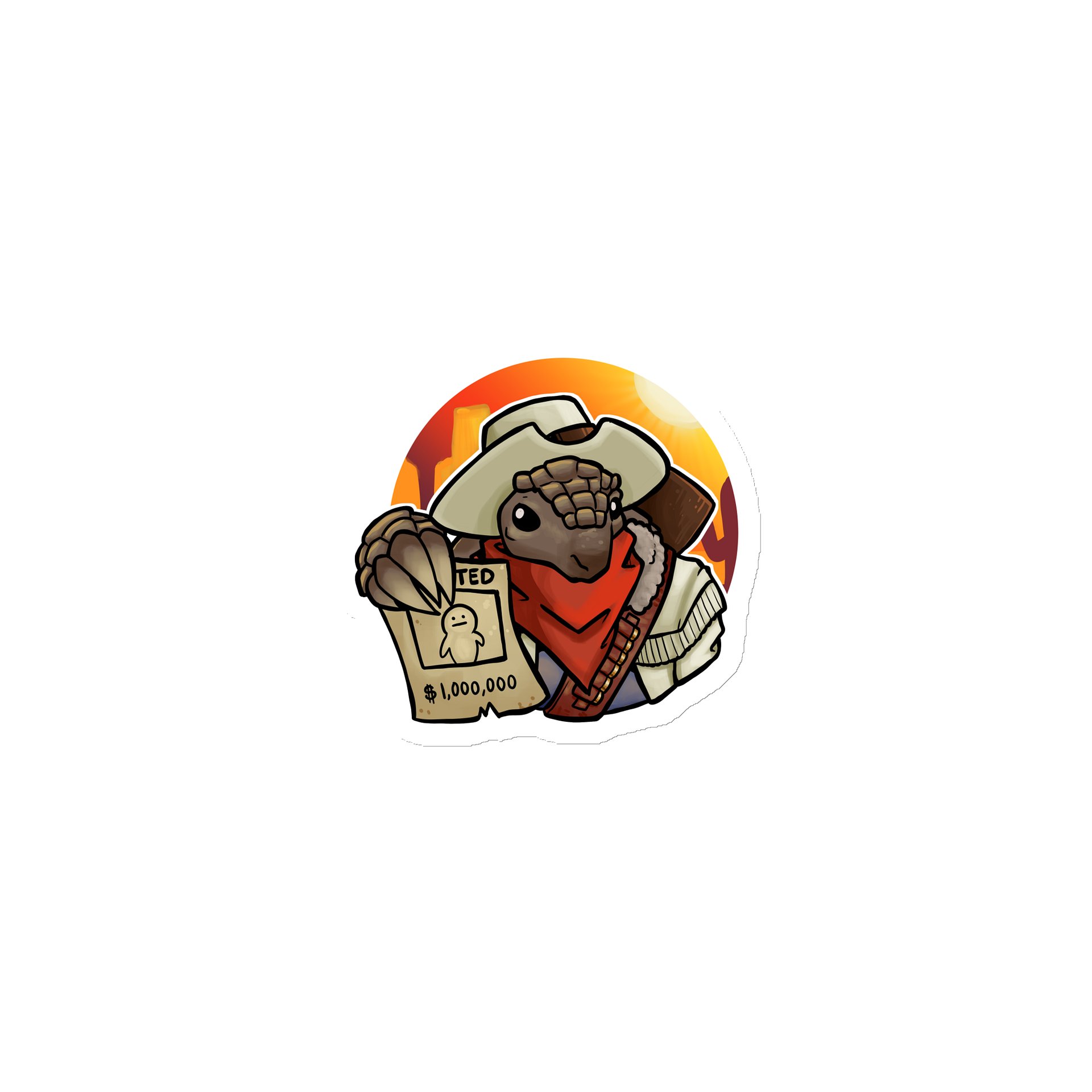 March Lil Guys: Pangolin Bounty Hunter (Magnet) product image (1)