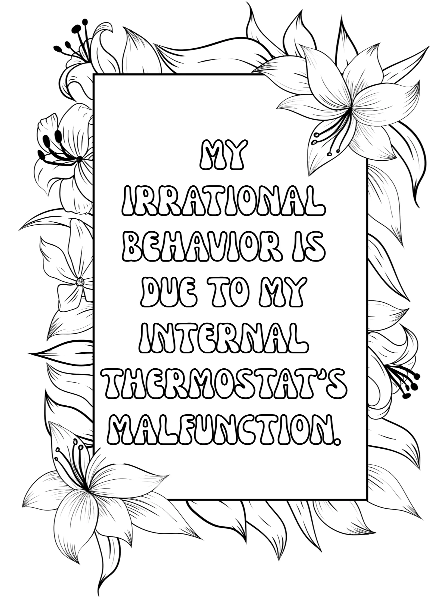 Menopause Chaos Coloring Book product image (3)