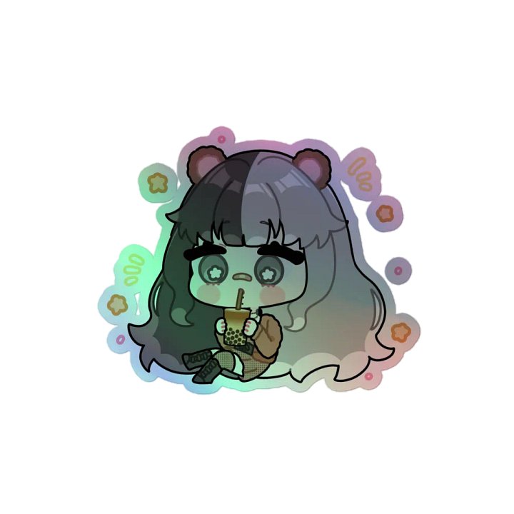 Boba Holographic Sticker product image (1)