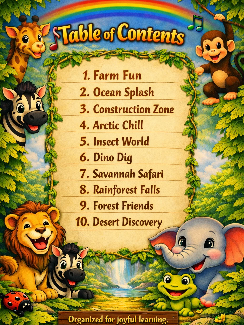 Wild Wonders From God: 10-Week Sensory and Faith Loops for Toddlers product image (3)
