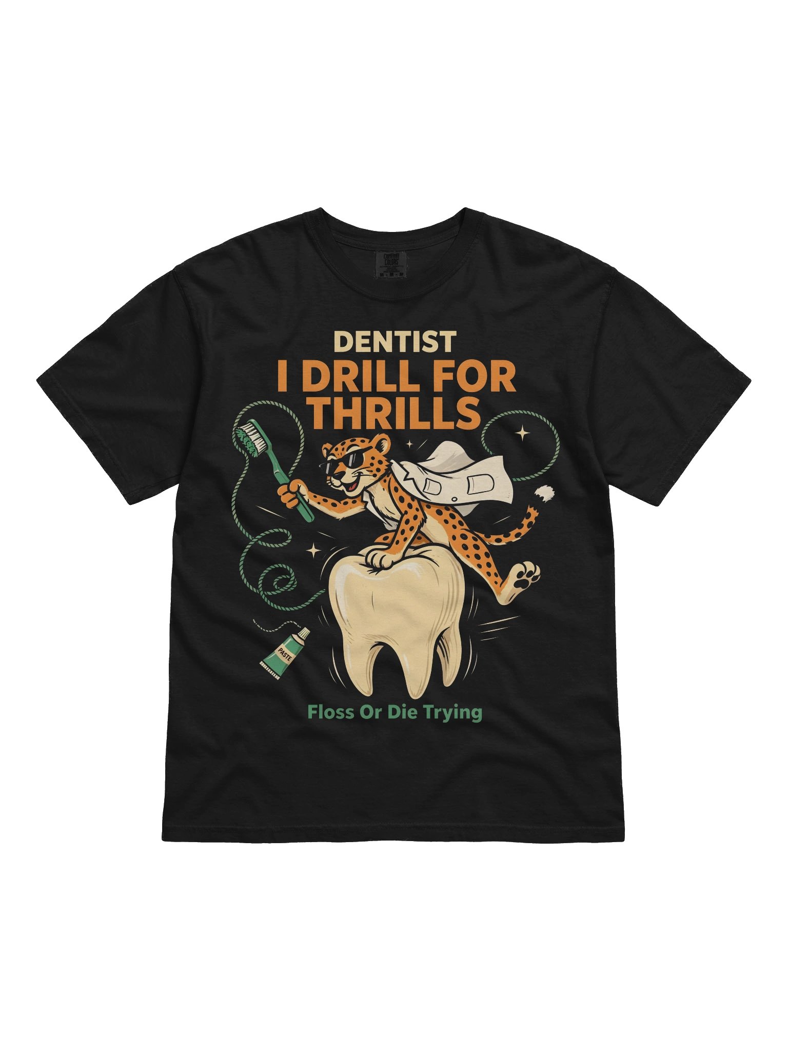 Funny Dentist Cheetah Drilling for Thrills product image (3)