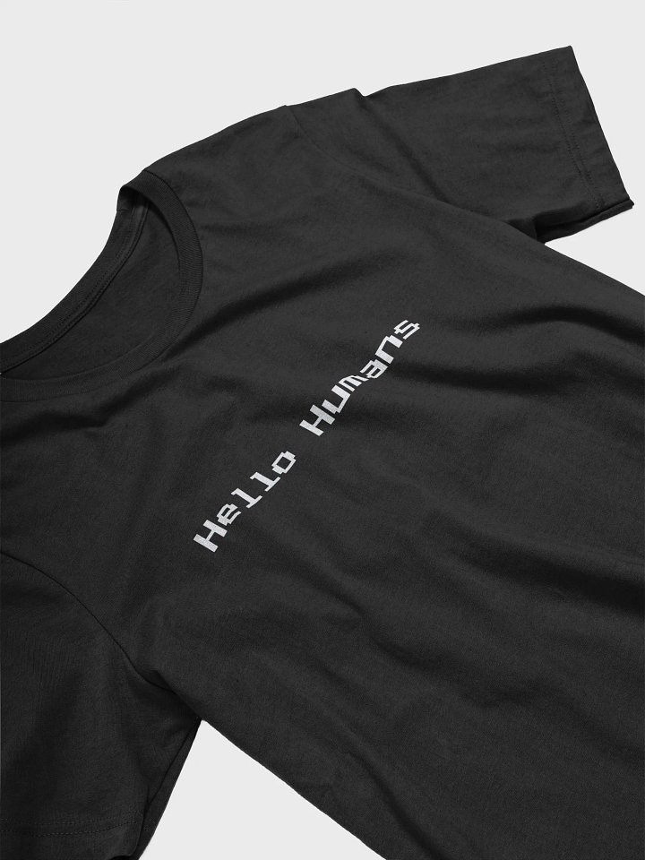 Hello Humans (Dark Minimalist Tee) product image (2)
