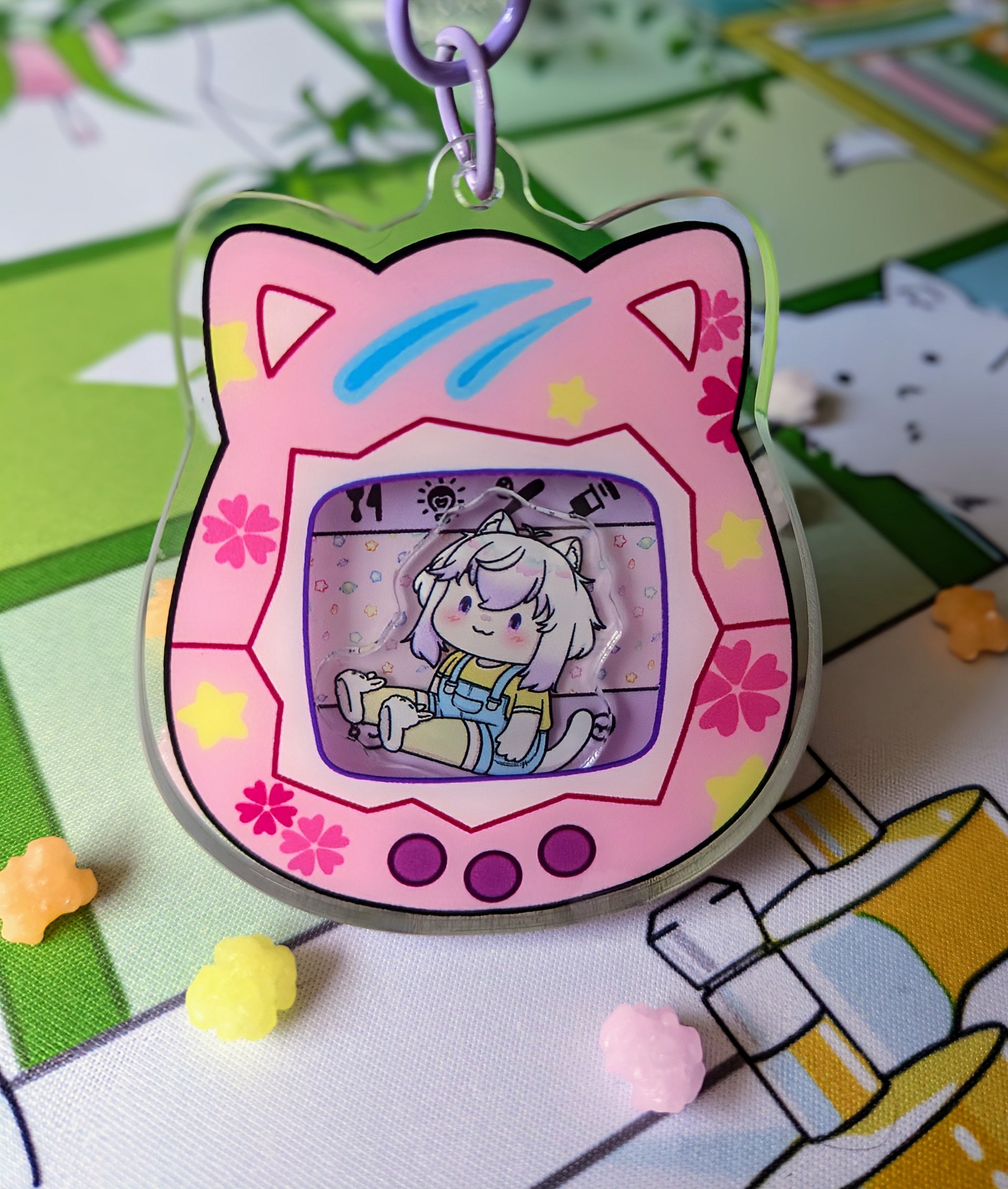 Tamagotchi shaker charm | yukivt_