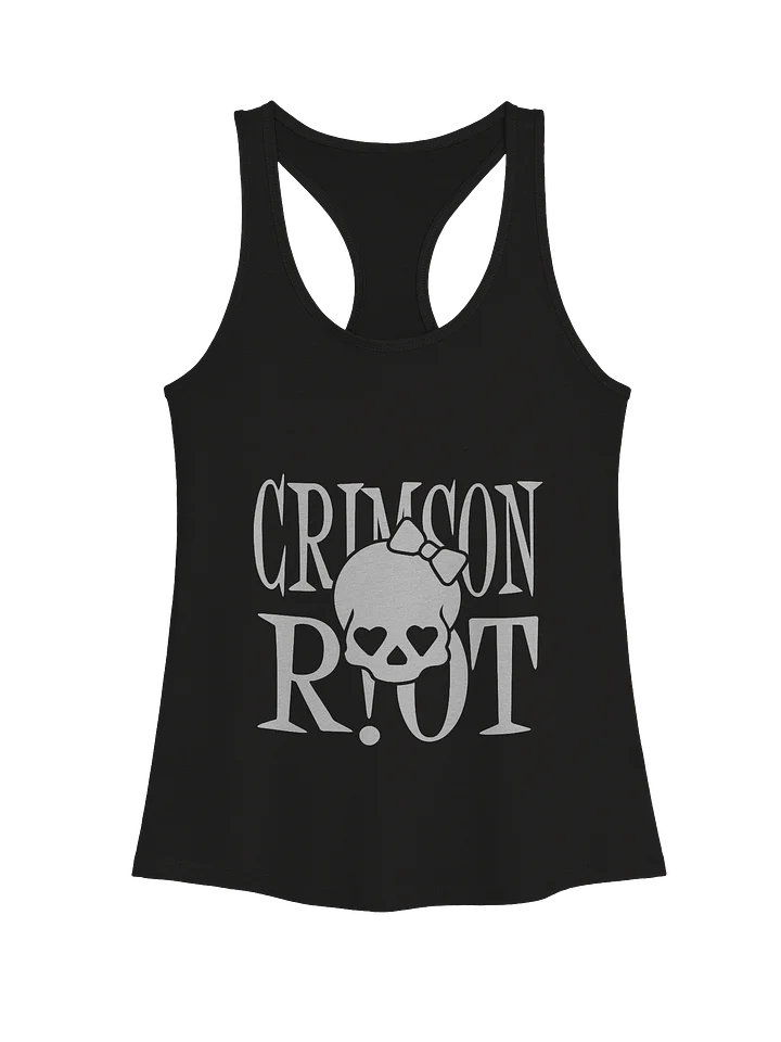 CR LADIES RACERBACK SKULL LOGO product image (1)