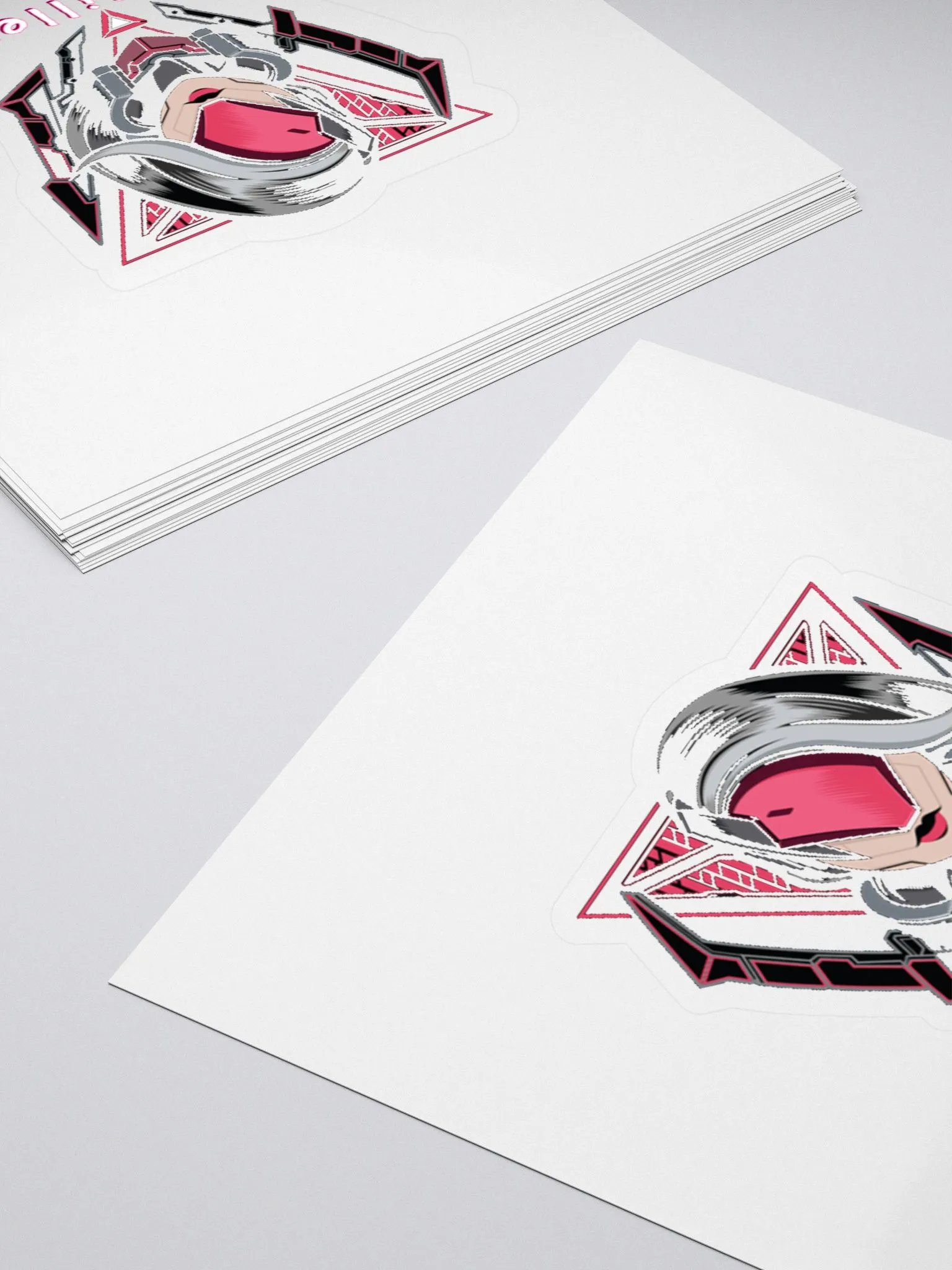 Futuristic Robo-Visor Kiss Cut Stickers product image (4)